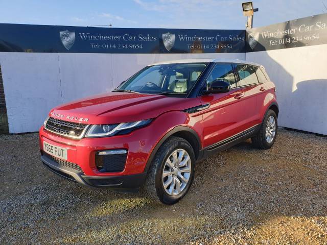 Land Rover Range Rover Evoque 2.0 eD4 SE Tech 5dr 2WD Estate Diesel Red at Winchester Car Sales Sheffield
