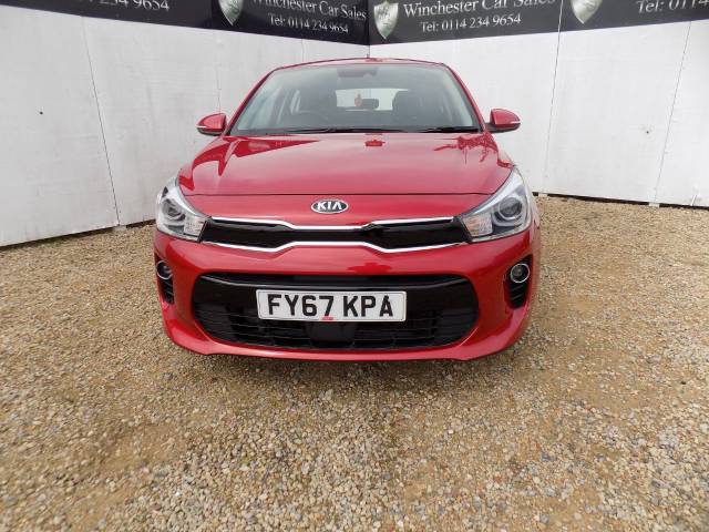 Kia Rio 1.25 2 5dr Hatchback Petrol Red