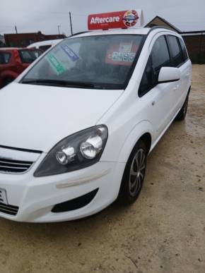 VAUXHALL ZAFIRA 2013 (63) at Winchester Car Sales Sheffield